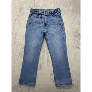 Levis Jeans Womens 27 Blue‎ Denim Mid Rise Straight Leg Zip Back Pocket Cotton